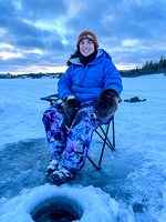 Ice Fishing on Back Bay - Dec 2023